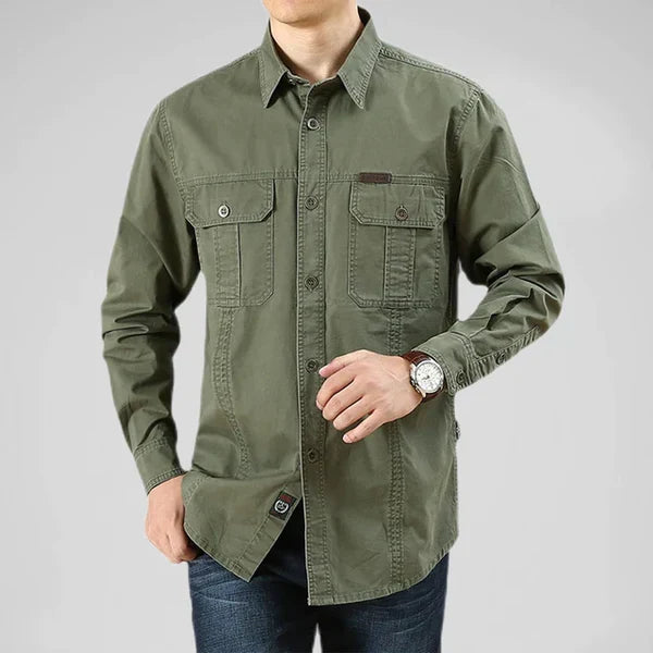 Adventure-Ready Cargo Shirt for the Outdoors