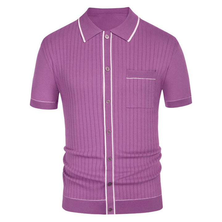 Timeless Men's Casual Knit Shirt - Effortless Style and Comfort