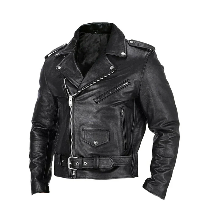 Stylish leather jacket for men