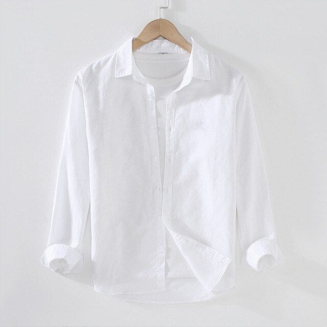 Breezy Cotton-Linen Blend Summer Shirt