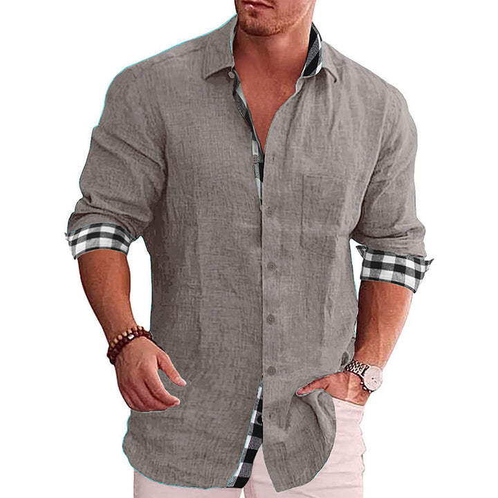 Stylish Summer Button-Up Shirt with Handy Pockets