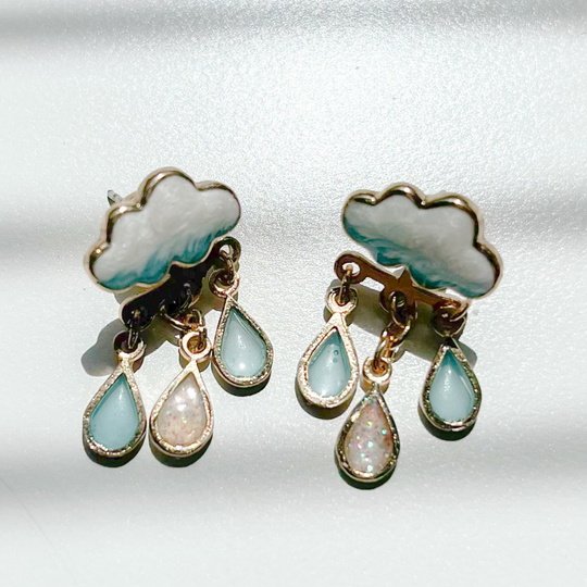 BOUCLES D'OREILLES GOUTTE DE PLUIE