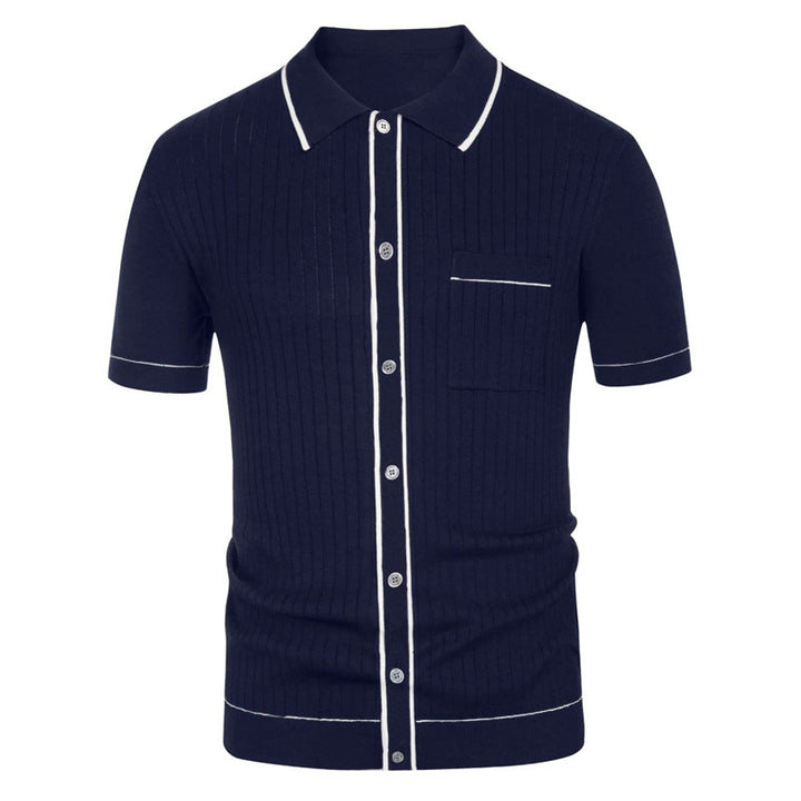 Timeless Men's Casual Knit Shirt - Effortless Style and Comfort