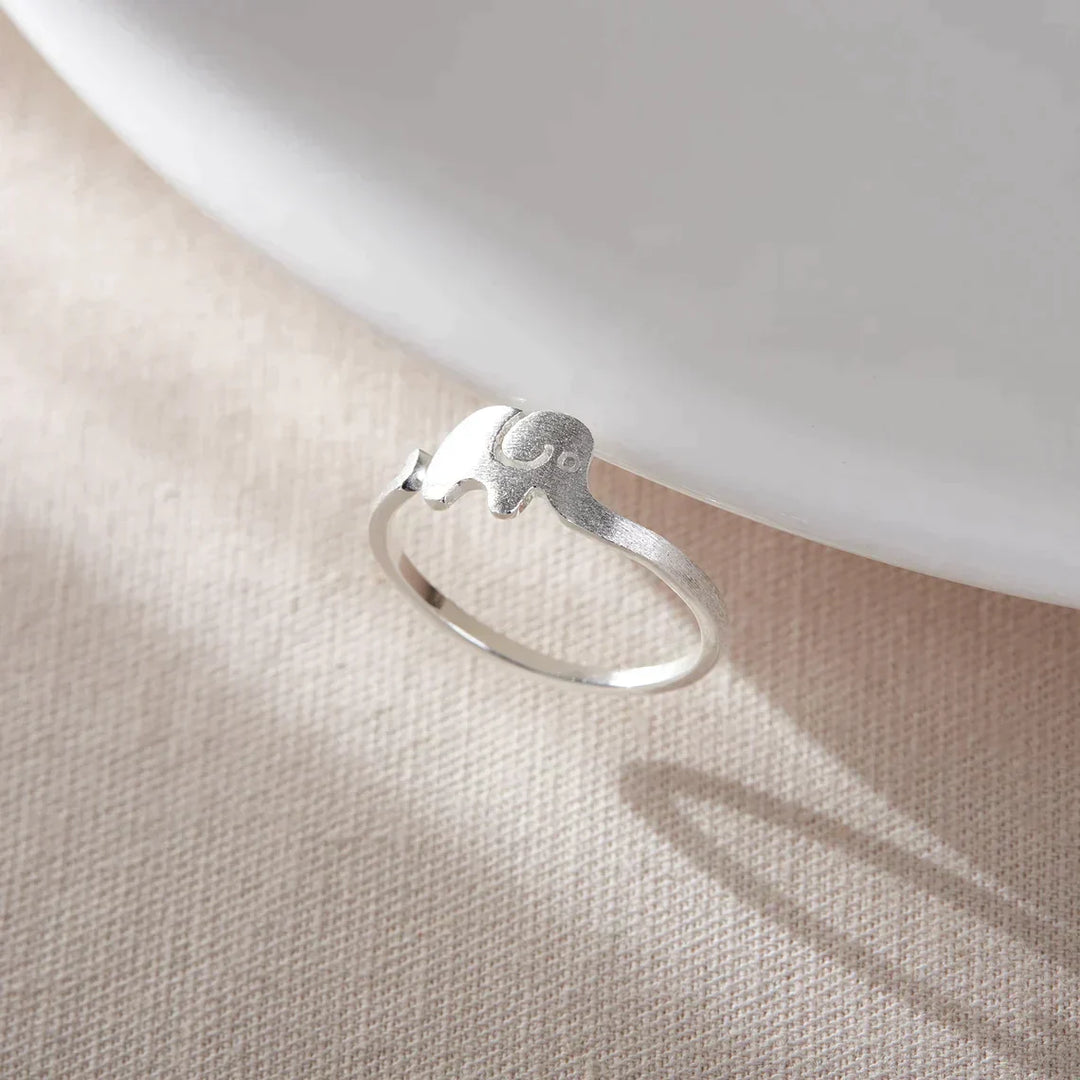 Elephant Silver Ring