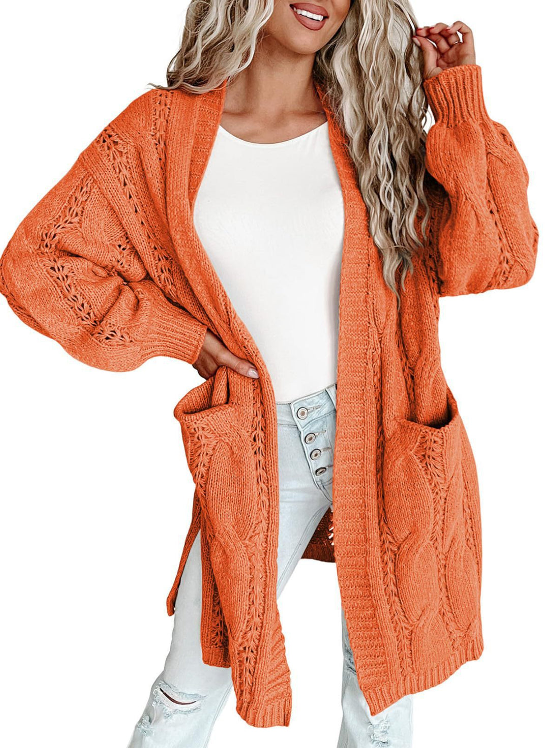 Cardigan Ouvert Chic pour un Look Élégant et Décontracté