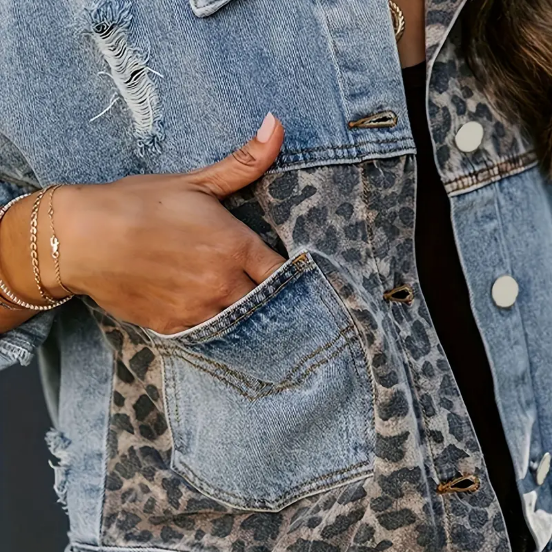 Trendy leopard jacket