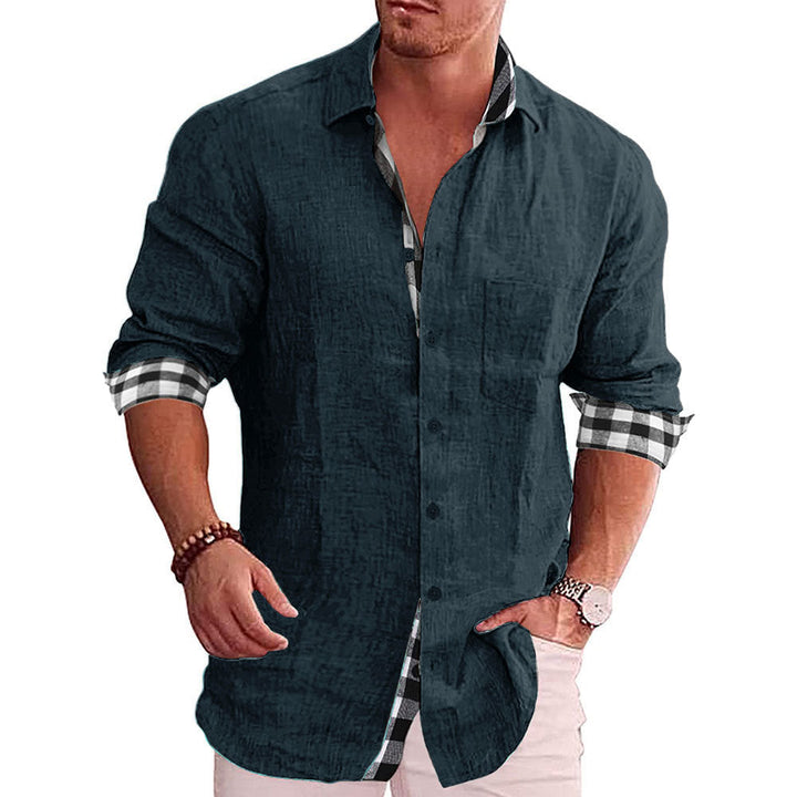 Stylish Summer Button-Up Shirt with Handy Pockets