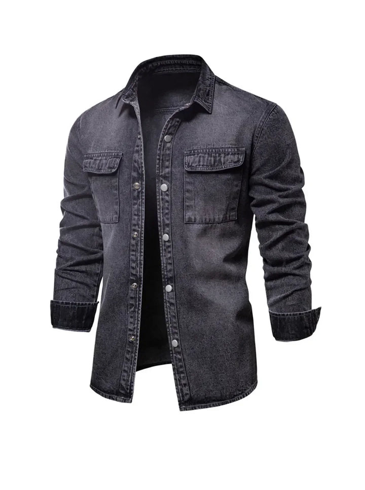 Stylish Men's Denim Shirt - Perfect for Every Occasion!