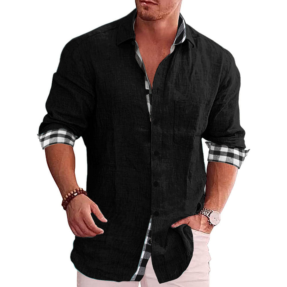 Stylish Summer Button-Up Shirt with Handy Pockets