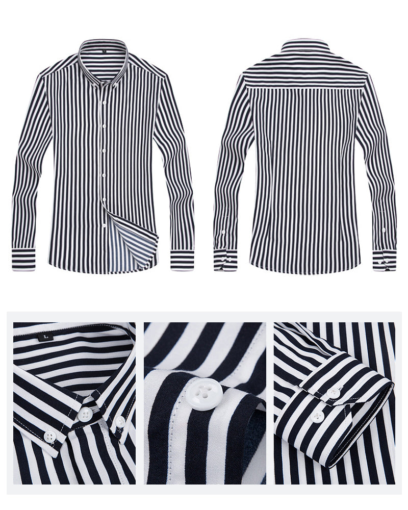 Stylish Vertical Striped Shirt for a Trendy Look