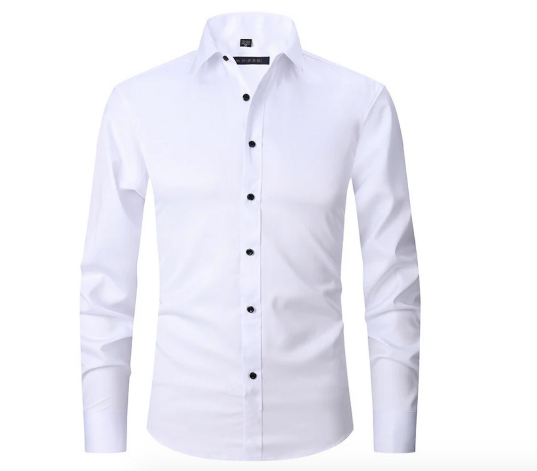 Chic Stretch Button-Up Shirt for Effortless Elegance