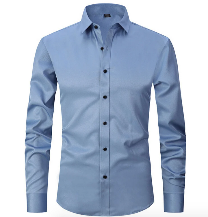 Chic Stretch Button-Up Shirt for Effortless Elegance