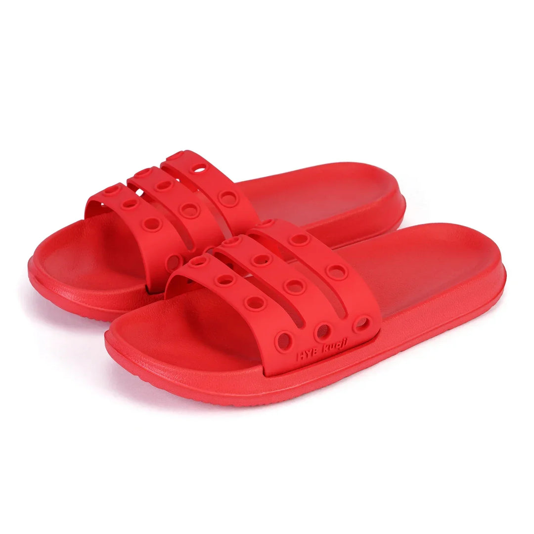 Women's waterproof beach sandals with platform