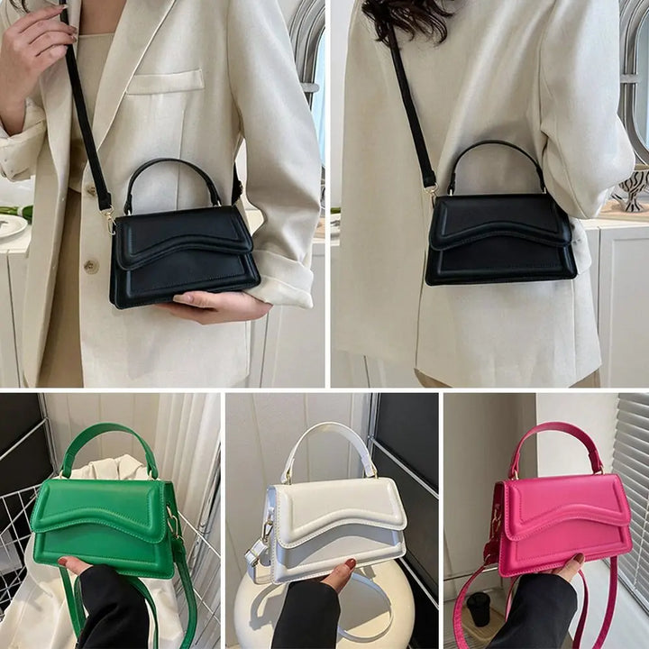 Ladies' leather shoulder bag