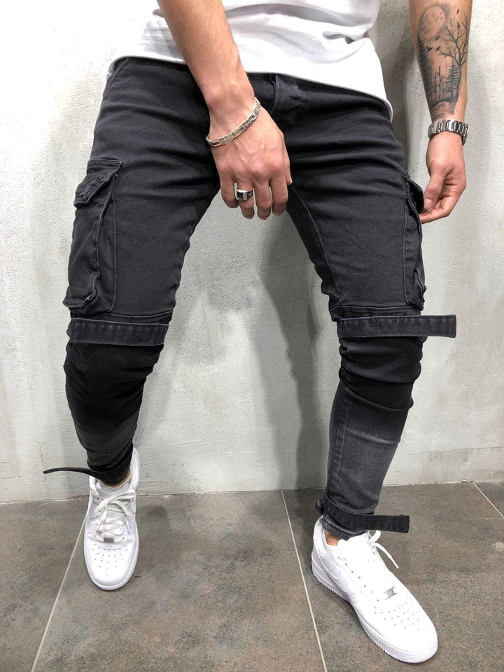 Cargo Jeans Distressed