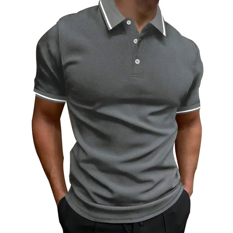 Men's Stylish Reversible Polo Shirt for Ultimate Comfort