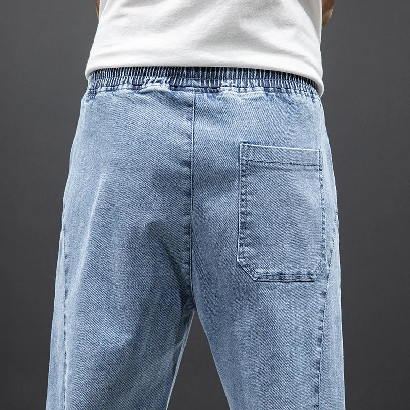 Denim Jogger Pants