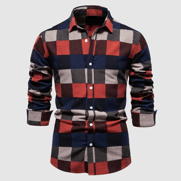 Vintage-Inspired Plaid Shirt