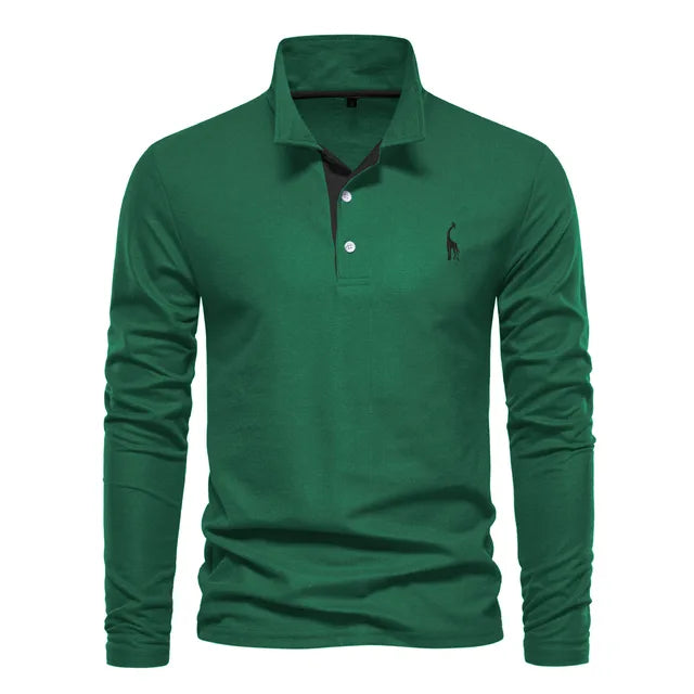 Ultimate Comfort Long Sleeve Polo Shirt