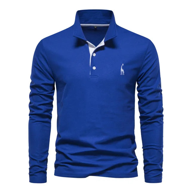 Ultimate Comfort Long Sleeve Polo Shirt