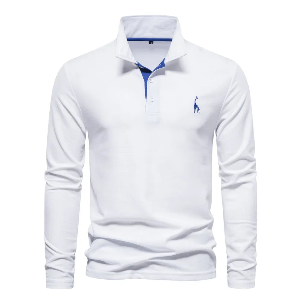 Ultimate Comfort Long Sleeve Polo Shirt