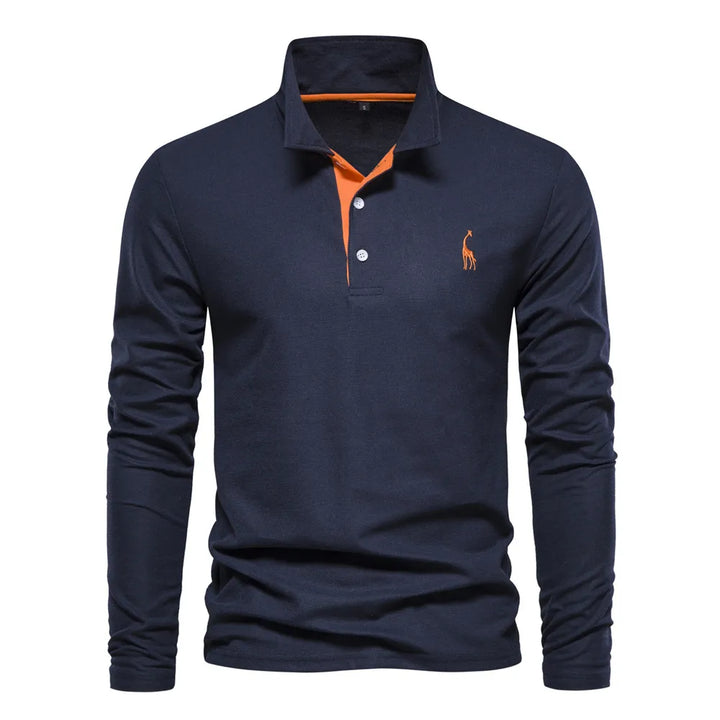 Ultimate Comfort Long Sleeve Polo Shirt