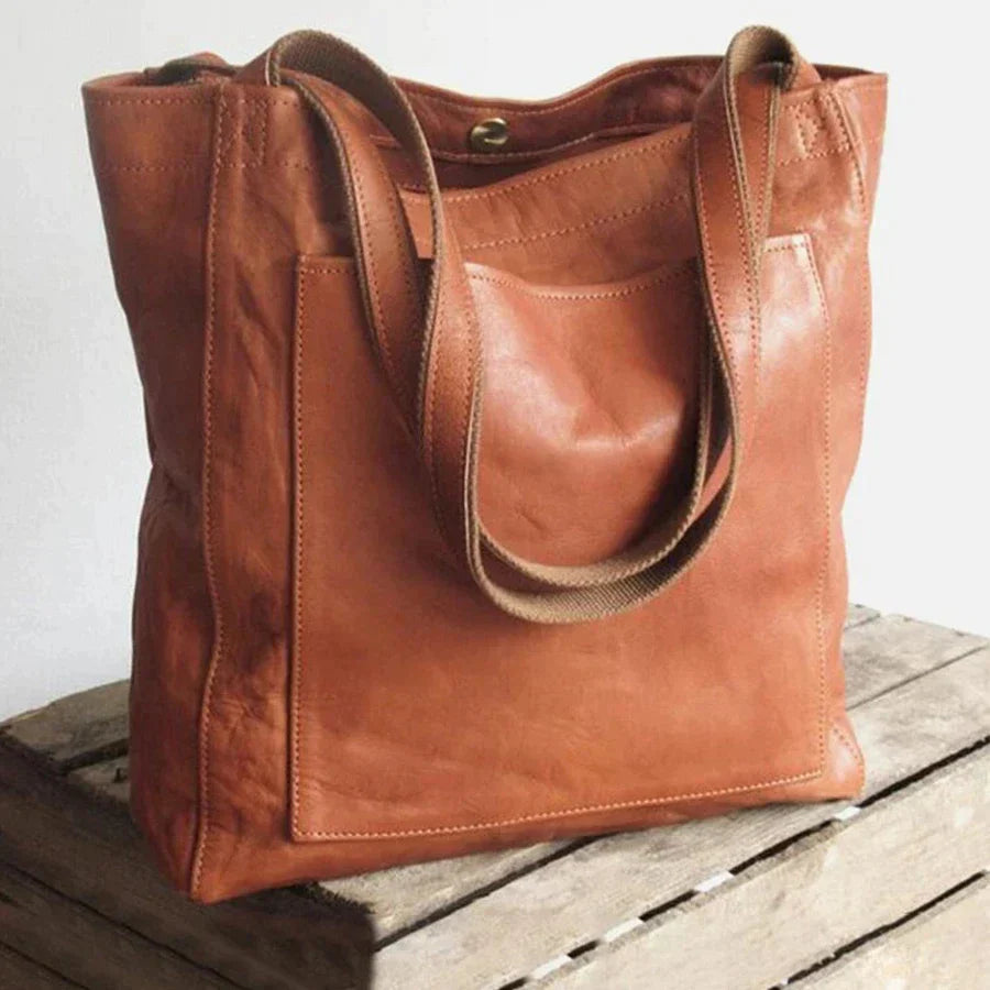 Charlotte Ruime Leren Shopper