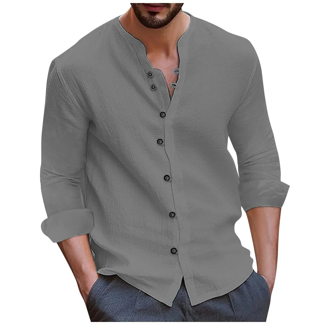 Breezy Linen-Cotton Blend Shirt for Ultimate Summer Comfort