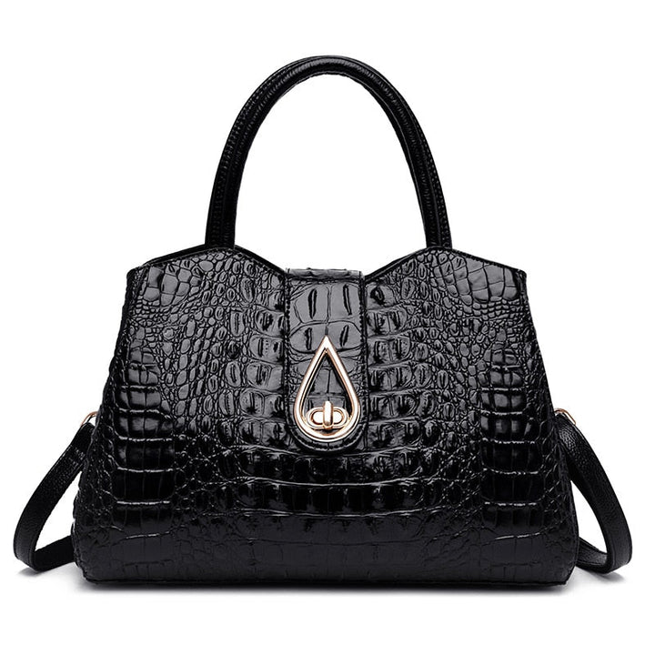 Ladies luxury handbag with brand flair