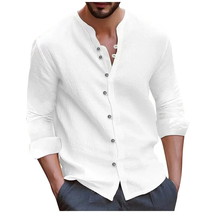 Breezy Linen-Cotton Blend Shirt for Ultimate Summer Comfort