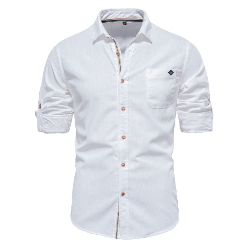 Tailored Slim Fit Button-Up Shirt