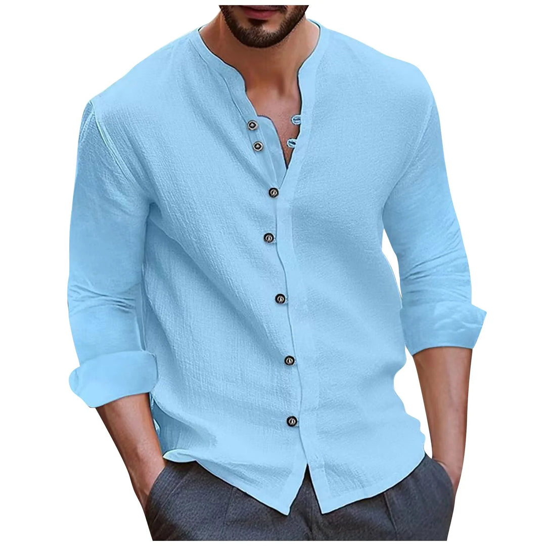 Breezy Linen-Cotton Blend Shirt for Ultimate Summer Comfort