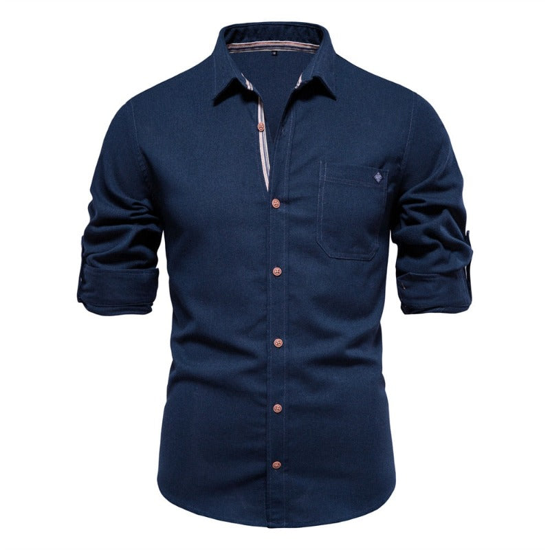 Tailored Slim Fit Button-Up Shirt