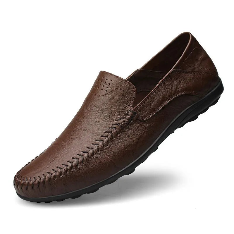 Italian leather loafers - Handmade