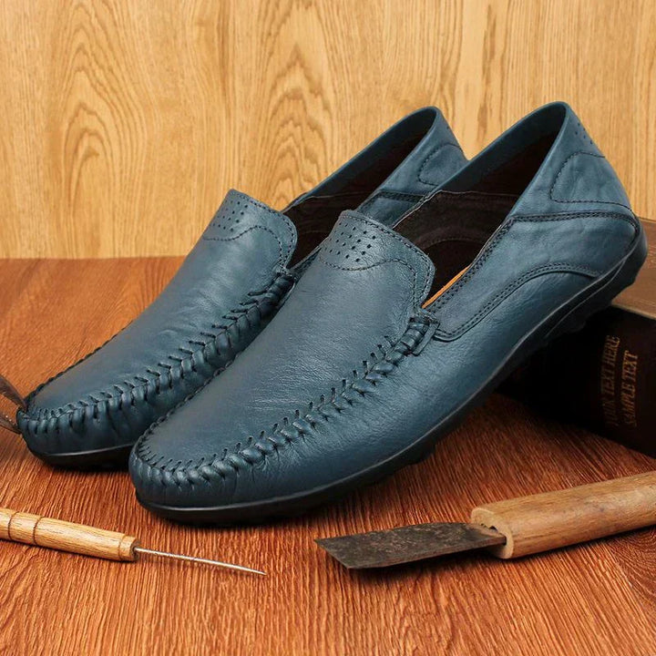 Italian leather loafers - Handmade