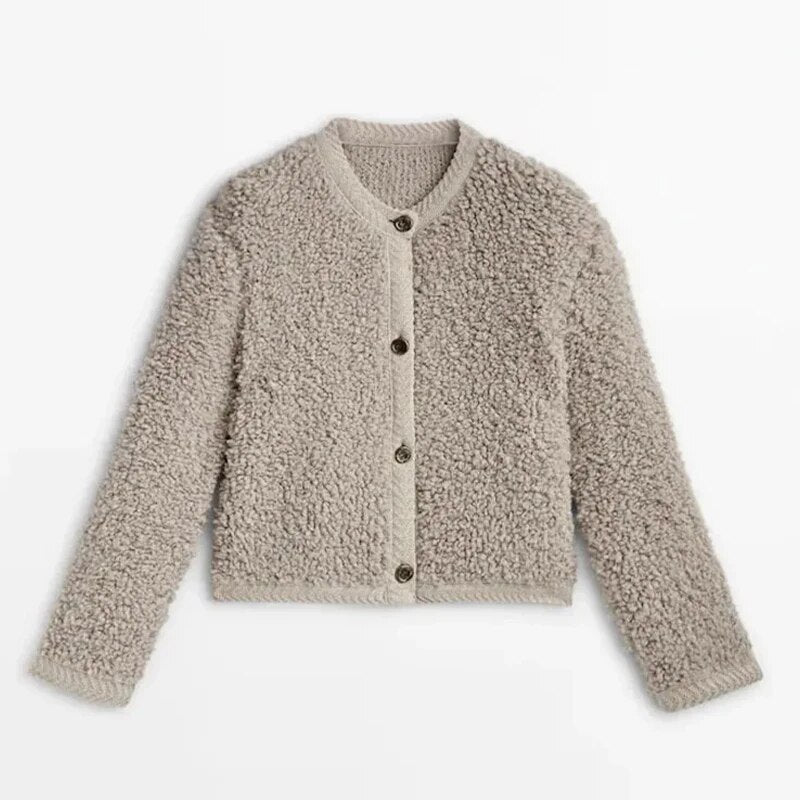 Juliette – Warme Teddy Cardigan