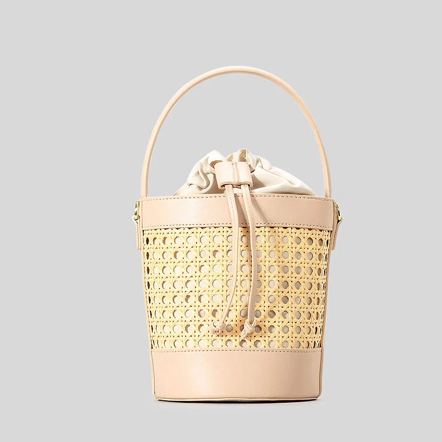 Cassy™ Wicker Bucket Bag