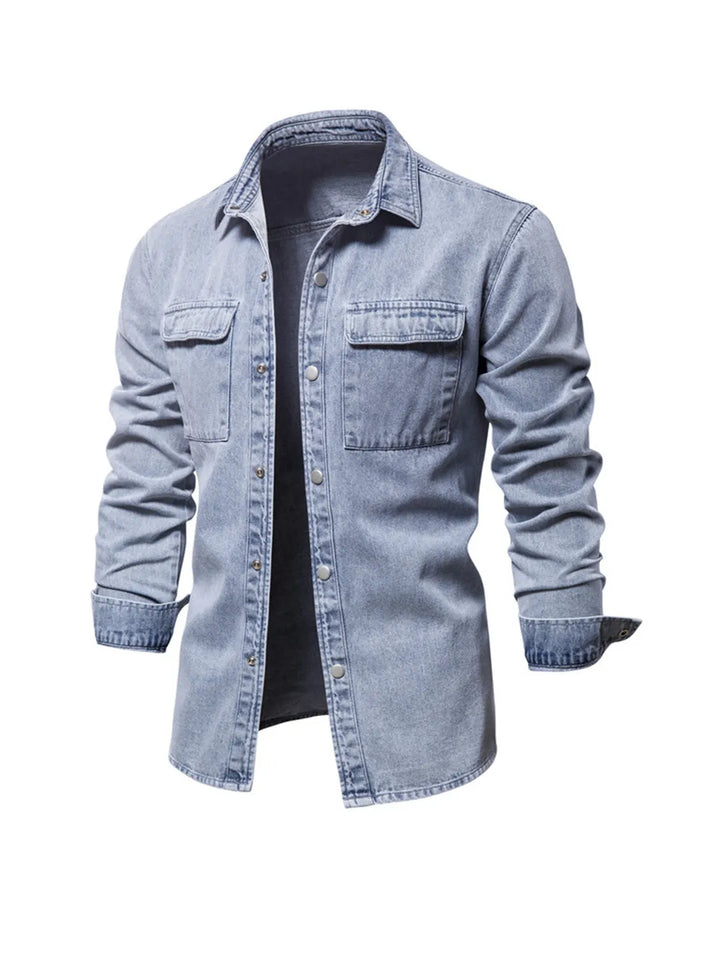 Stylish Men's Denim Shirt - Perfect for Every Occasion!