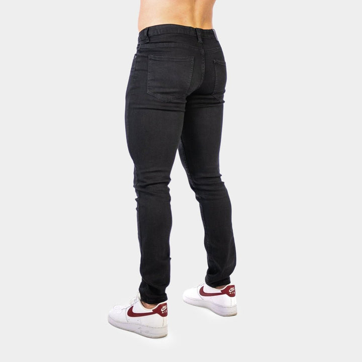 Active Tapered Slim Fit Jeans - Black