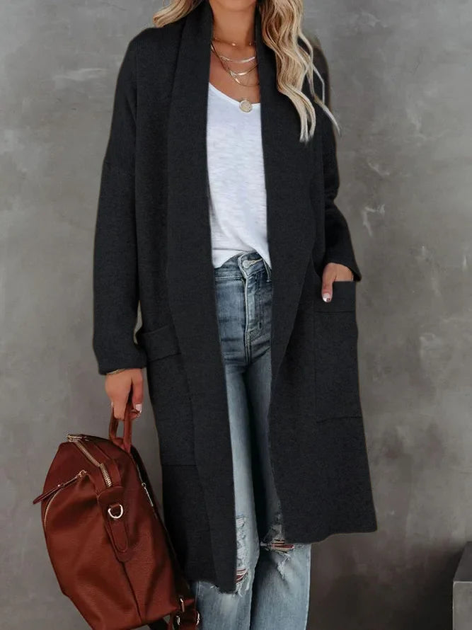 Manteau en Laine au Style Décontracté et Élégant