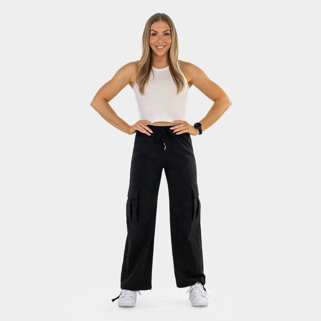 Chic Black Cloud Cargo Pants for Ultimate Comfort