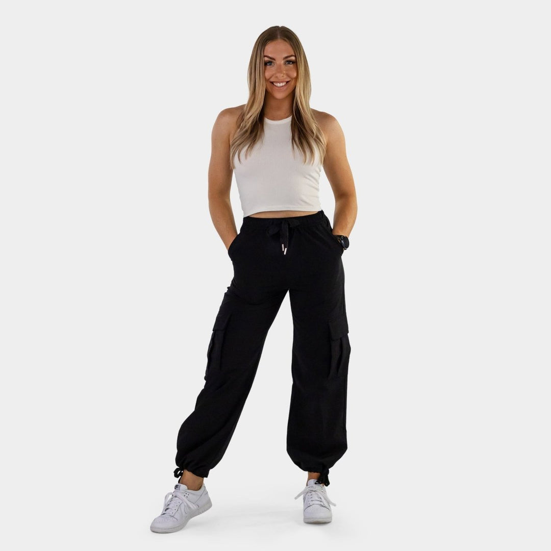 Chic Black Cloud Cargo Pants for Ultimate Comfort