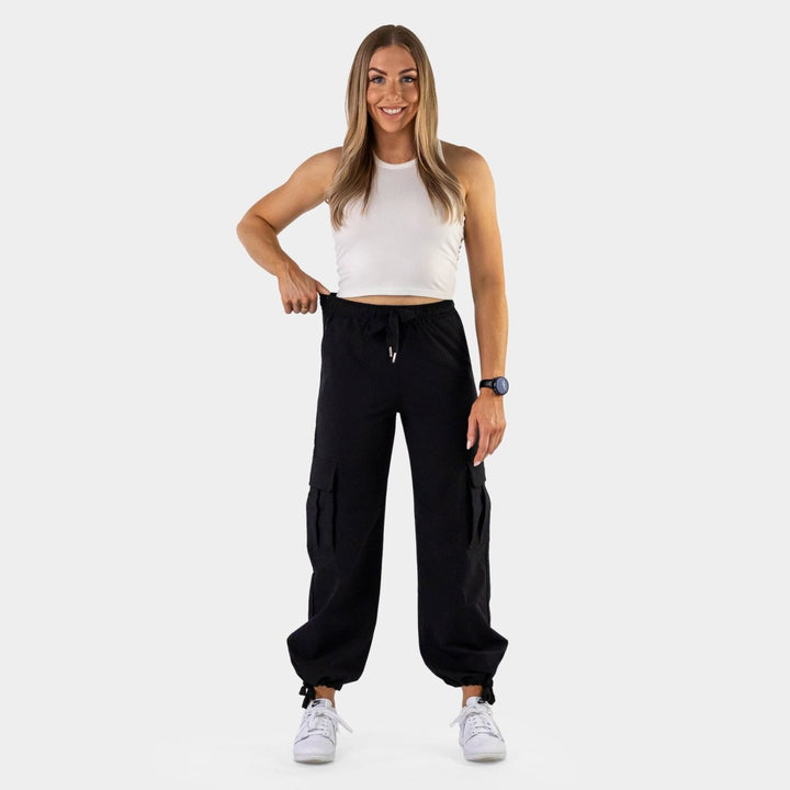 Chic Black Cloud Cargo Pants for Ultimate Comfort