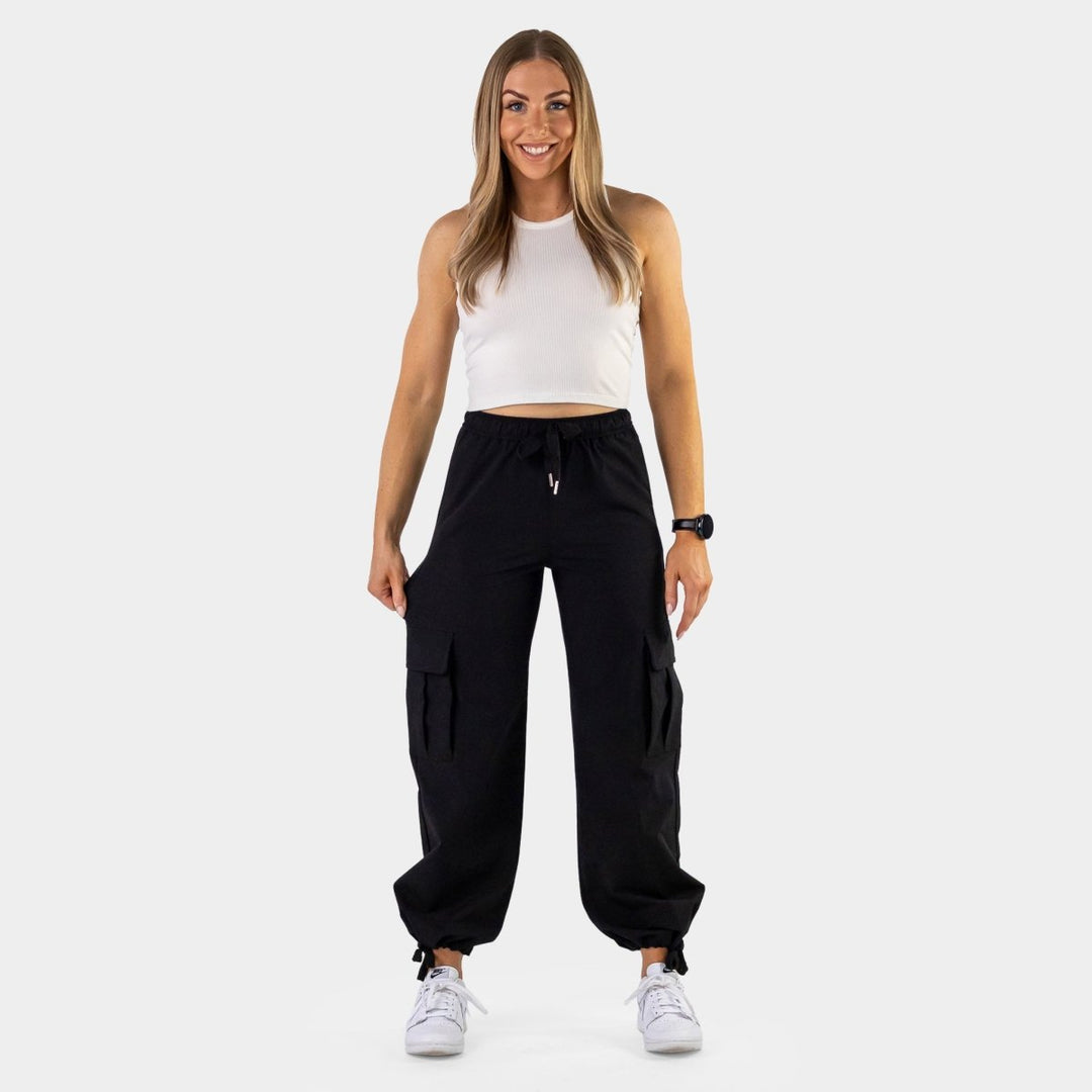 Chic Black Cloud Cargo Pants for Ultimate Comfort