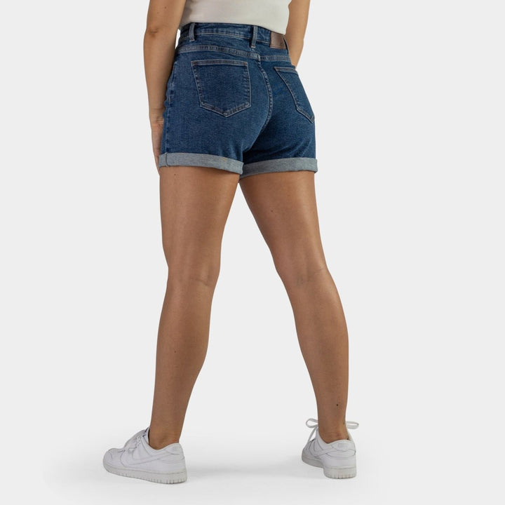 Stylish Dark Blue Impact Classic Denim Shorts