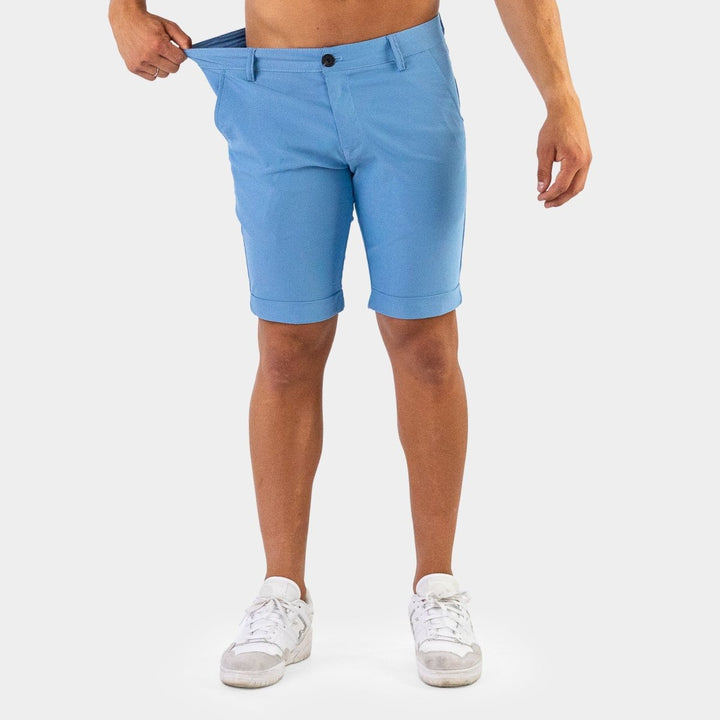 Ultra-Stretch 9” Chino Shorts - Sky Blue