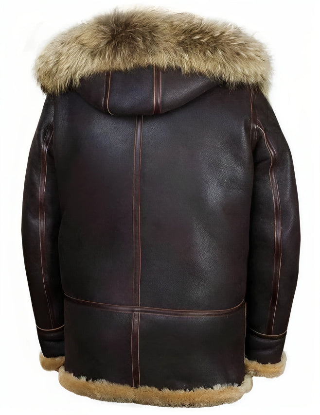 Warm sheepskin jacket