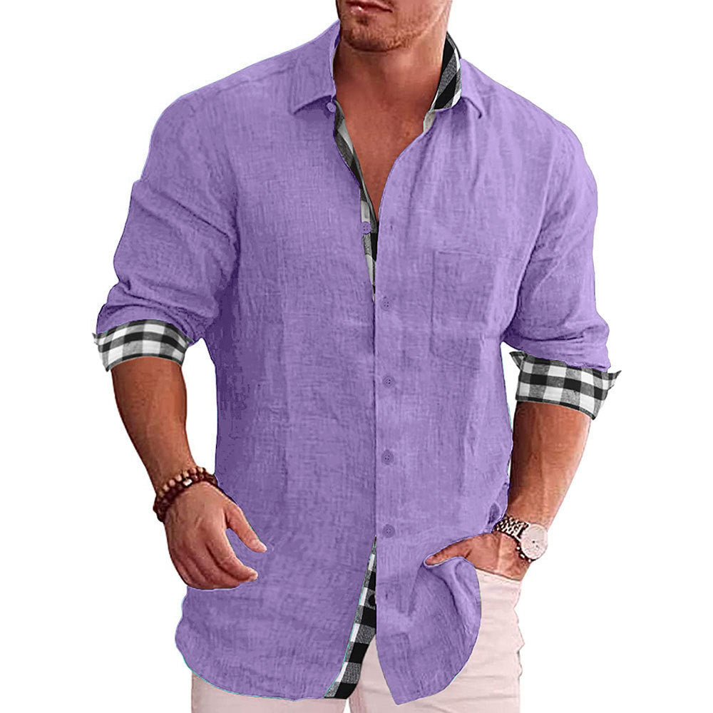 Stylish Summer Button-Up Shirt with Handy Pockets