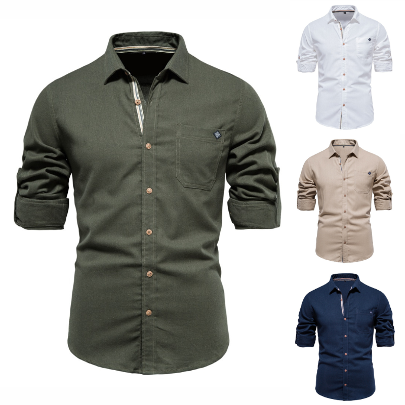 Chic Slim Fit Button-Up Shirt