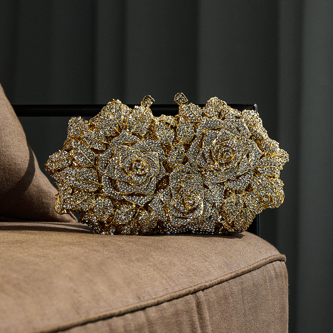 Amalia – Luxe Bloemen Clutch